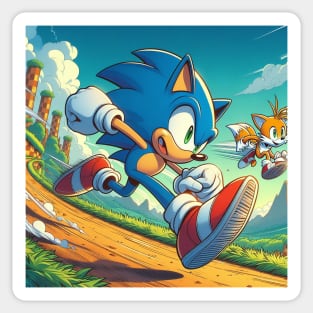 Sonic Racing Tails Sticker